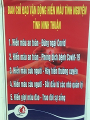 Trường THCS Trần Thi tham gia hiến máu tình nguyện